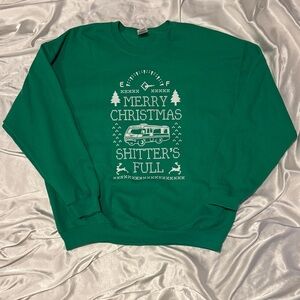 Green Funny Christmas Sweatshirt